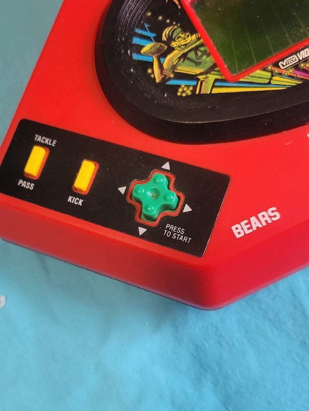 Vintage 1986 Vtech Talking Play by Play Electronic Football Game